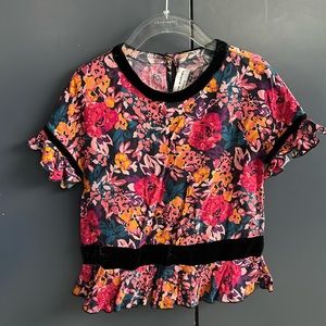 Sonia Rykiel - Girl Flower Top - size 6